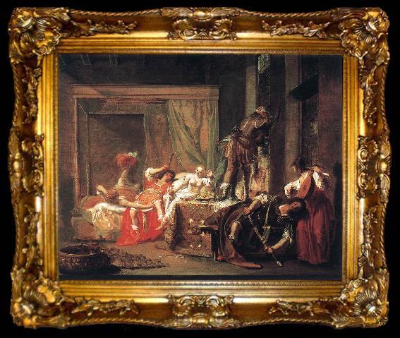 framed  KNUPFER, Nicolaus Brothel Scene fdf, ta009-2